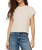 The Z Supply Womens Marika Lace Trim Muscle T-Shirt in Cloud