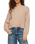 The Z Supply Womens Coming Up Cosy Jumper in Soft Ecru