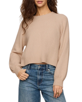 The Z Supply Womens Coming Up Cosy Jumper in Soft Ecru