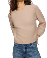 The Z Supply Womens Coming Up Cosy Jumper in Soft Ecru