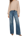 The Z Supply Womens Coming Up Cosy Jumper in Soft Ecru