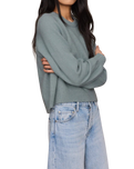 The Z Supply Womens Coming Up Cosy Jumper in Soft Succulent