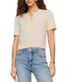 Cera Short Sleeve Cardigan in Cloud