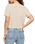 Cera Short Sleeve Cardigan in Cloud