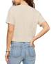 Cera Short Sleeve Cardigan in Cloud