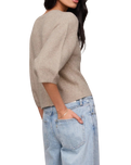 The Z Supply Womens Valor Short Sleeve Cardigan in Natural Heather