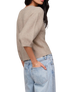 The Z Supply Womens Valor Short Sleeve Cardigan in Natural Heather