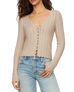 The Z Supply Womens Landa Pointelle Top in Natural