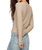 The Z Supply Womens Landa Pointelle Top in Natural